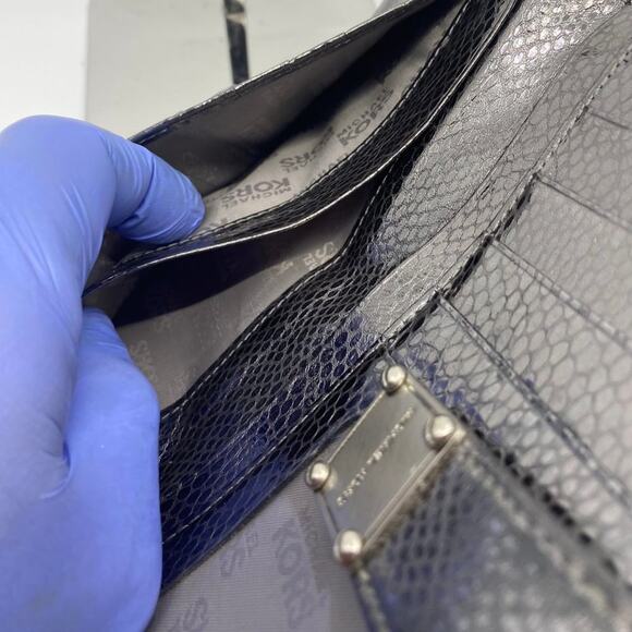 Michael Kors Silver Leather Wallet - Picture 8 of 8